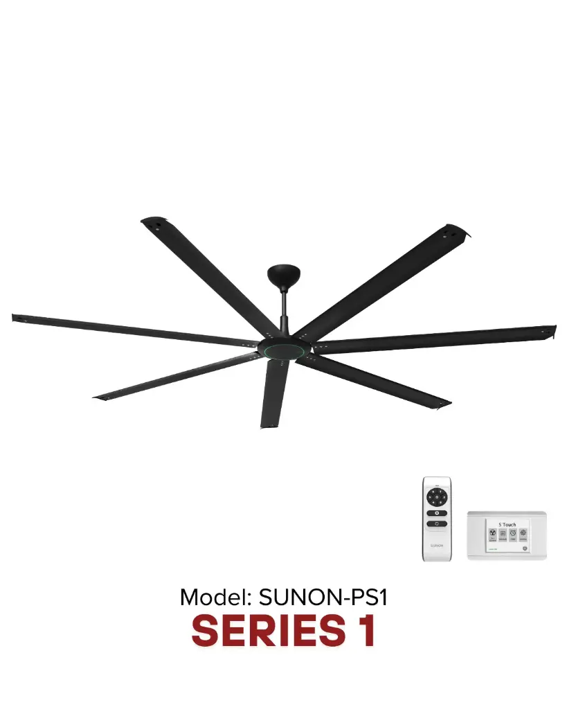 SUNON Powerful S1 CIS Ø3.0m | Giải pháp làm mát quạt HVLS Hamilton Air 2026