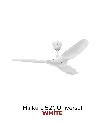 Haiku L Ø52" Black- quạt trần hiện đại, quạt trần cao cấp, quạt công nghiệp, quạt HVLS, White | Giải pháp làm mát quạt HVLS Hamilton Air 2026