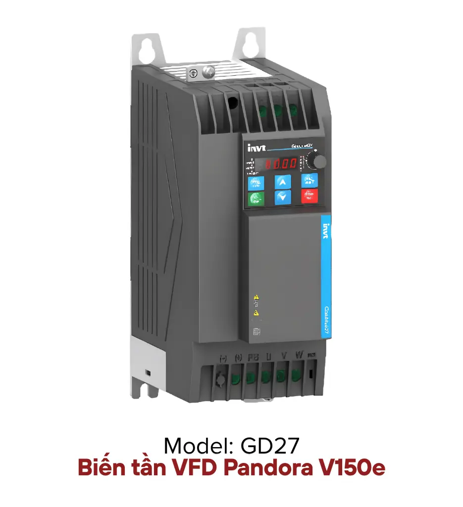 Bộ điều khiển biến tần VFD Pandora V150e | Giải pháp làm mát quạt HVLS Hamilton Air 2026