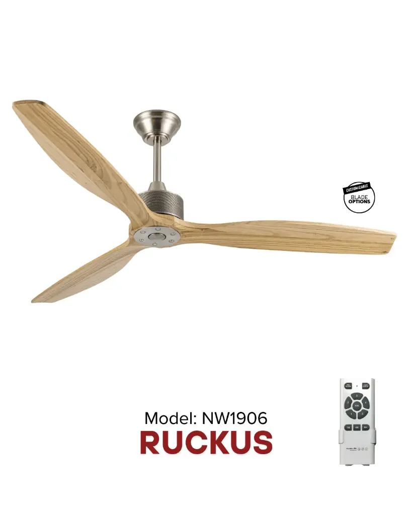 Quạt trần RUCKUS 52 | Giải pháp làm mát quạt HVLS Hamilton Air 2026
