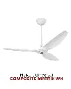 Haiku I Ø60" White Composite Matrix | Giải pháp làm mát quạt HVLS Hamilton Air 2026