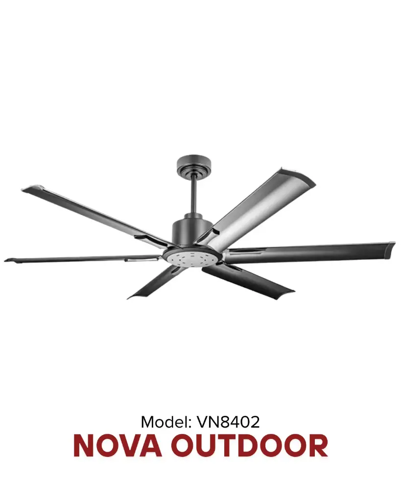 Quạt trần NOVA Outdoor 72 | Giải pháp làm mát quạt HVLS Hamilton Air 2026