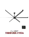 Pandora V180e Ø 3.6m | Giải pháp làm mát quạt HVLS Hamilton Air 2026