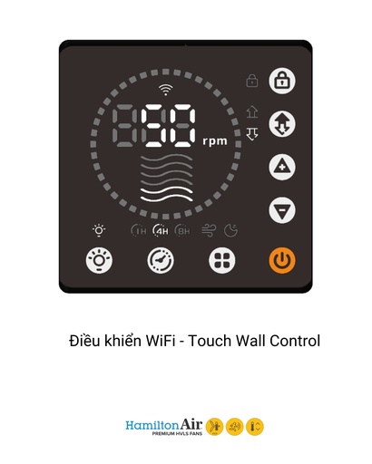 Điều khiển Touch WiFi Wall Control Pandora V150e